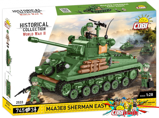 Cobi 2533 M4A3E8 Sherman (Easy Eight) S2
